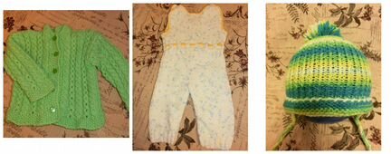 Кофта, шапка, полукомбинезон (р. 56-68)