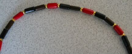 Элегантные деревянные бусы (чокеры)