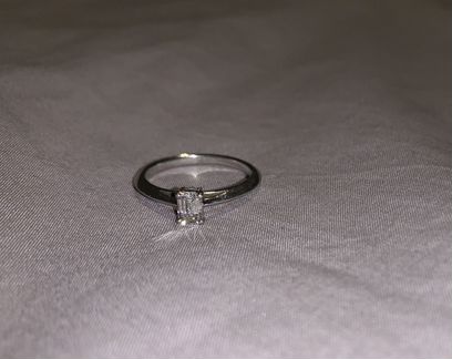 Кольцо Tiffany платина 0,37ct