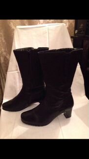 Сапоги кожа