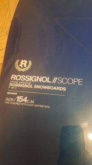 Сноуборд rossignol scope 154см с креплениями AUnit