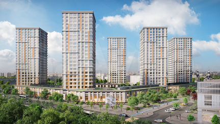 3-к квартира, 65.4 м², 6/23 эт.