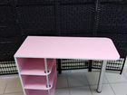 Маникюрный стол. Цвет розовый