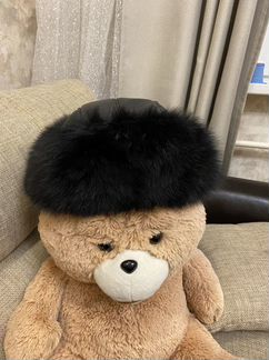 Мужская меховая шапка-ушанка