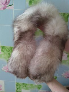 Воротник из дикого песца