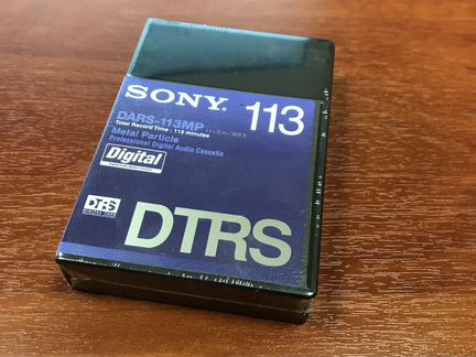 Аудиокассета dtrs Sony