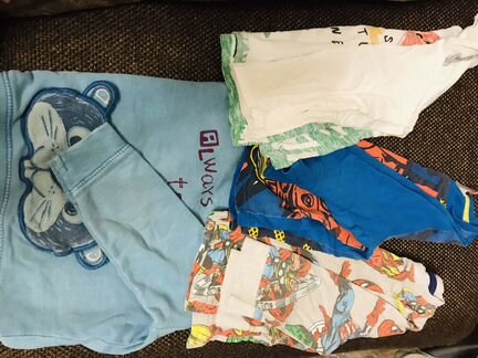 Футболки с длинным рукавом, толстовки, 5 штук