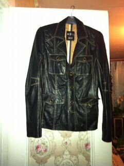 Куртка кожаная размер 42-44