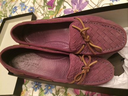 Мокасины bottega Veneta (оригинал)