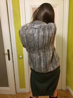 Меховой жакет новый