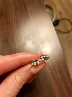 Серебряные серьги с фианитами