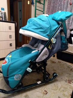 Детские санки коляска ника