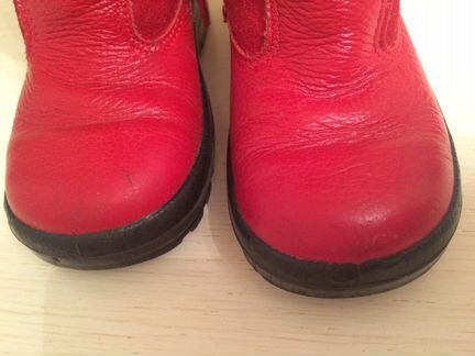 Красные сапоги для девочки 24 размер
