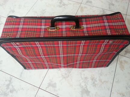 Складной тканевый чемодан времен СССР