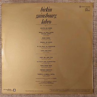 LP Jane Birkin - Lolita go Home - 1975 оригинал Fr