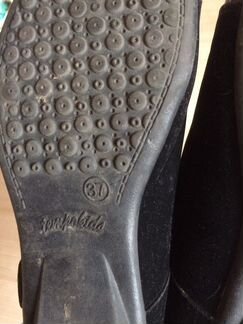 Чёрные туфли женские tempokids