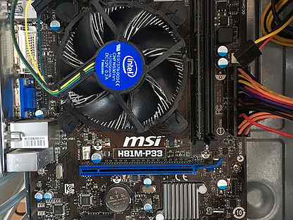 Msi h81m p33 подключение проводов