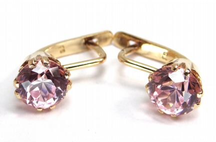 Советские золотые серьги 583 пробы, СССР