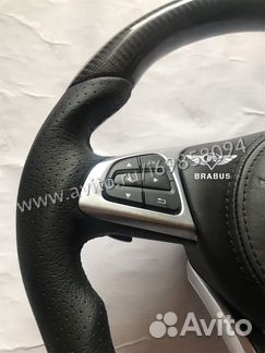 Руль карбоновый для AMG Mercedes Benz с подушкой