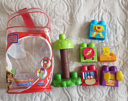 Mega Bloks, коврик Tiny Love, погремушки