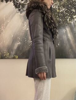 Дубленка натуральная женская 44 s