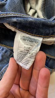 Джинсы Carhartt, размер на фото