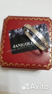 Золотой браслет с бриллиантами Картье Лов