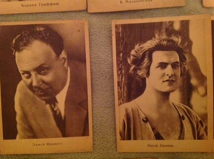 Открытки с актерами кино России 30 х прошлого века