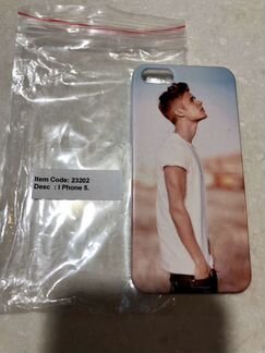 Чехлы(2шт) на iPhone5;5s;SE Justin Bieber