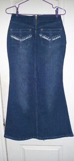 Юбка джинсовая
