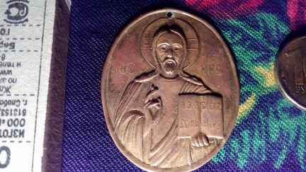 Икона Иисус Христос. икона староверов. нательная