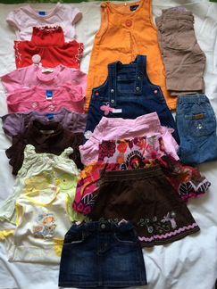 Вещи пакетом летние, девочка 1-2 года. Америка
