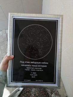 Звёздная карта Подарок