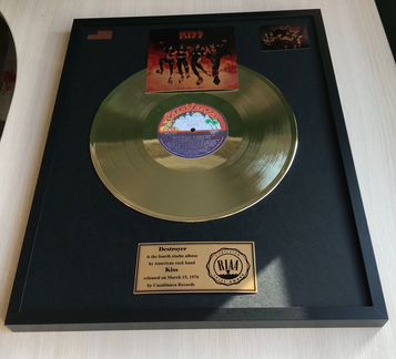 Kiss Destroyer пластинка в раме
