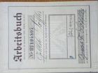 Arbeitsbuch 1935 Трудовая книга
