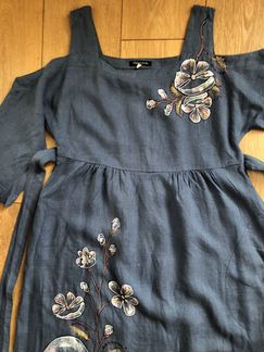 Платье, лён, разм 46