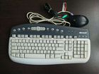 Клавиатура мультимедийная Microsoft + мышка