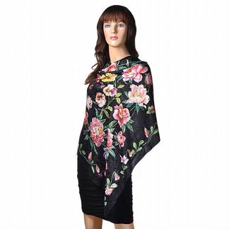 Платок павлопосадский шелковый