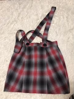 Юбка с подтяжками