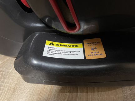 Детское автокресло от 9 до 25 кг
