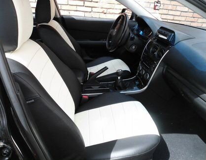 Модельные чехлы Мазда 6 с 2013. Авточехлы экокожа