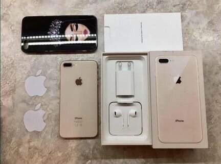 iPhone 8 plus розовое золото