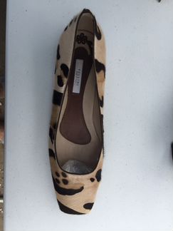 Балетки Pollini из меха пони