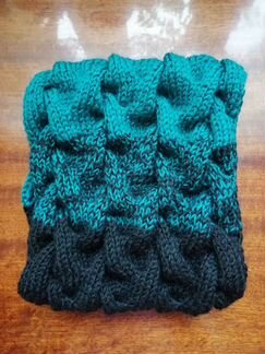 Комплект зимний шапка+снуд