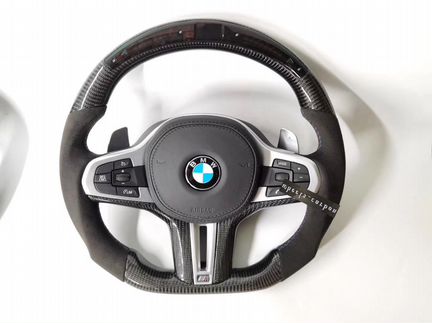Bmw g30 f90 m5 руль карбоновый
