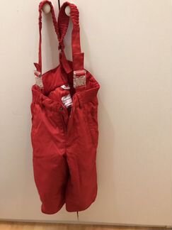 Штаны красные Реми (Reima) 86 рост бу