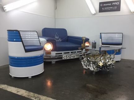 Диван из автомобиля