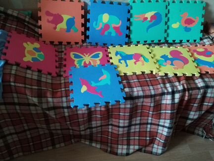 Пазл-коврик мягкий