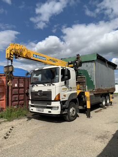 Перевозка различных грузов. Грузовик с краном 6 т
