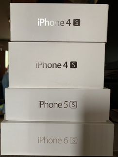 Коробки от iPhone 4S/5S/6S